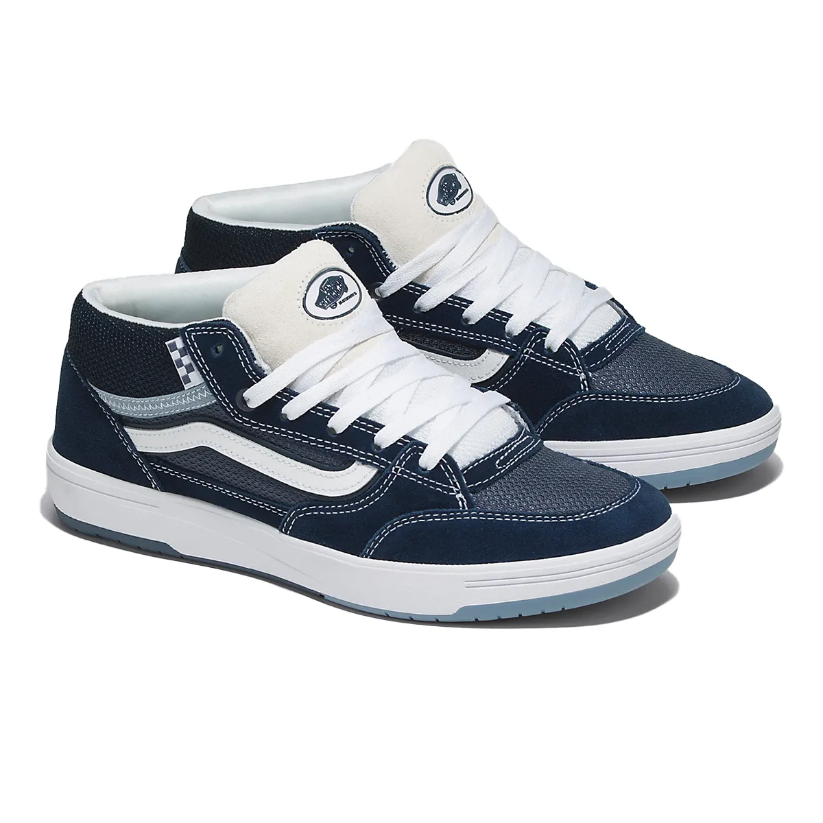 Vans Skate Zahba Mid Shoe - Navy/Dusty Blue