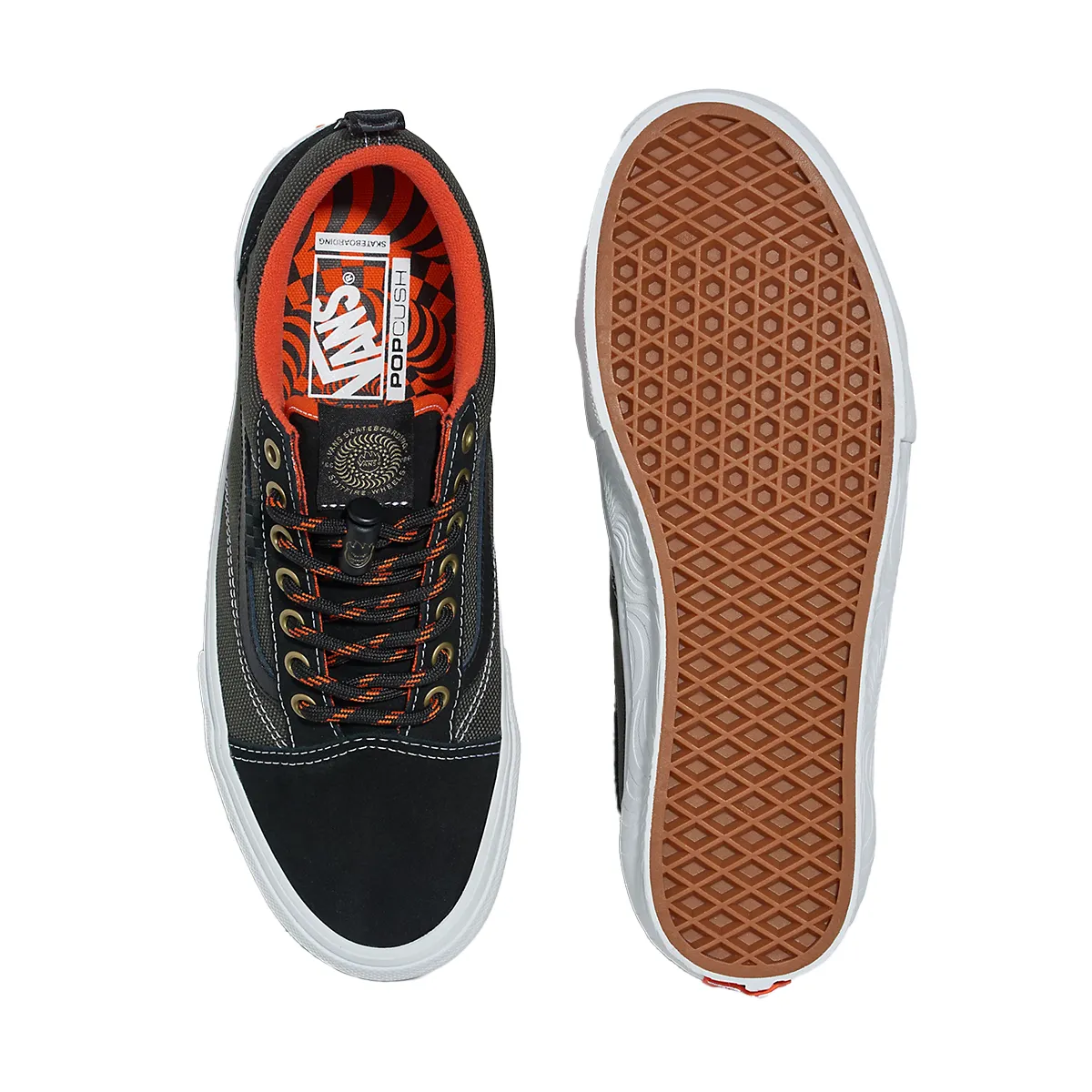 Vans x Spitfire Skate Old Skool Shoe - Black / Flame