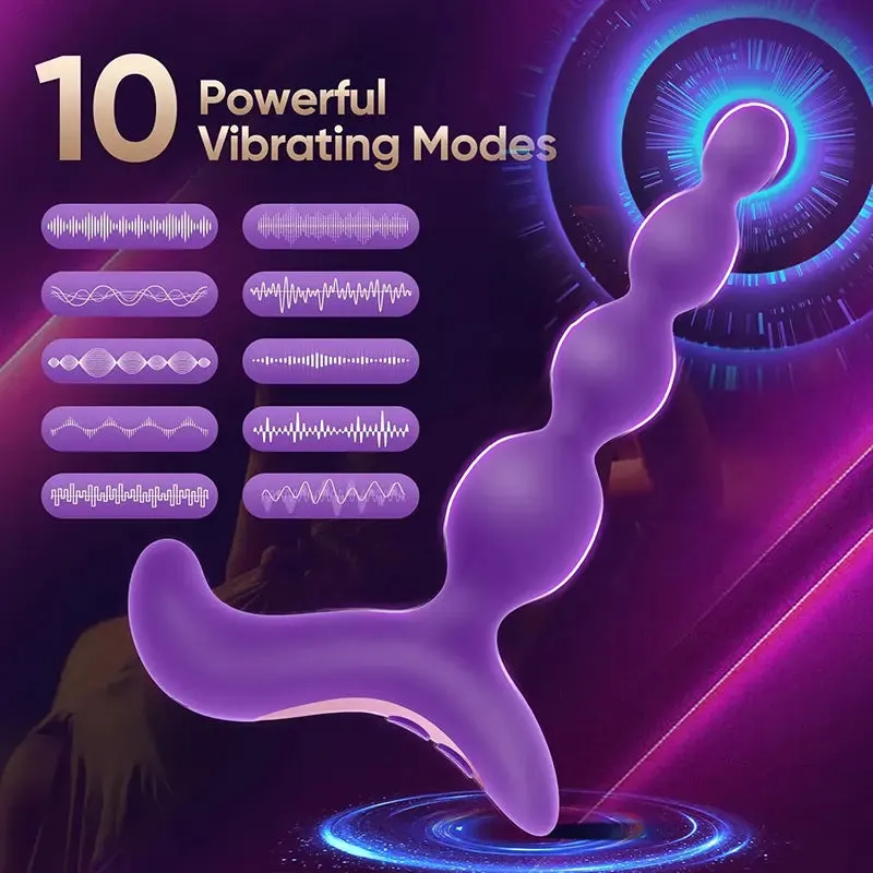 VibeFlex 10-Mode Vibrating Anal Training Kit