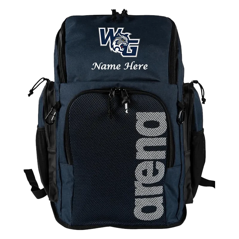 Walnut Grove Arena Team 45 Solid Backpack w/ Embroidered Logo