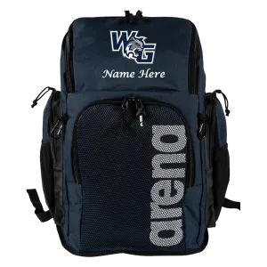 Walnut Grove Arena Team 45 Solid Backpack w/ Embroidered Logo