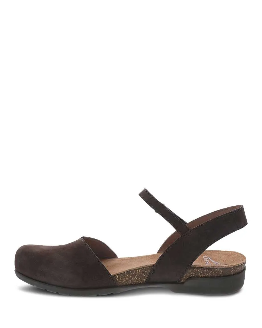 Women's Dansko Rowan Color: Chocolate Milled Nubuck