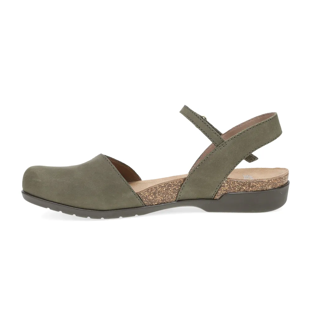 Women's Dansko Rowan Mary Jane Color: Ivy Milled Nubuck