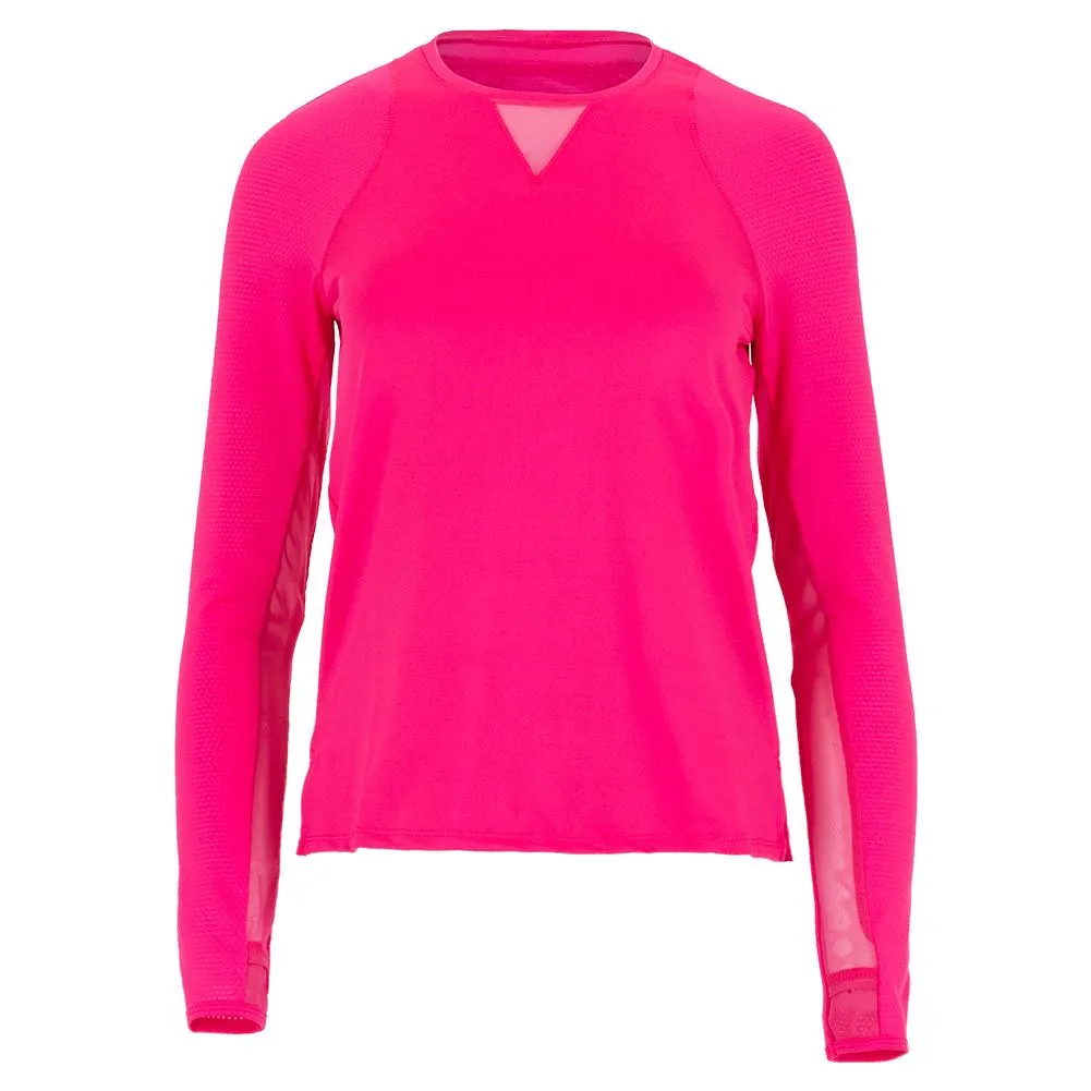 Women's High-Low Long Sleeve Tennis Top