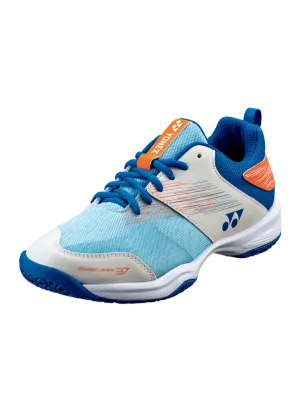 Yonex Power Cushion 37 Badminton Shoes (White/Blue)