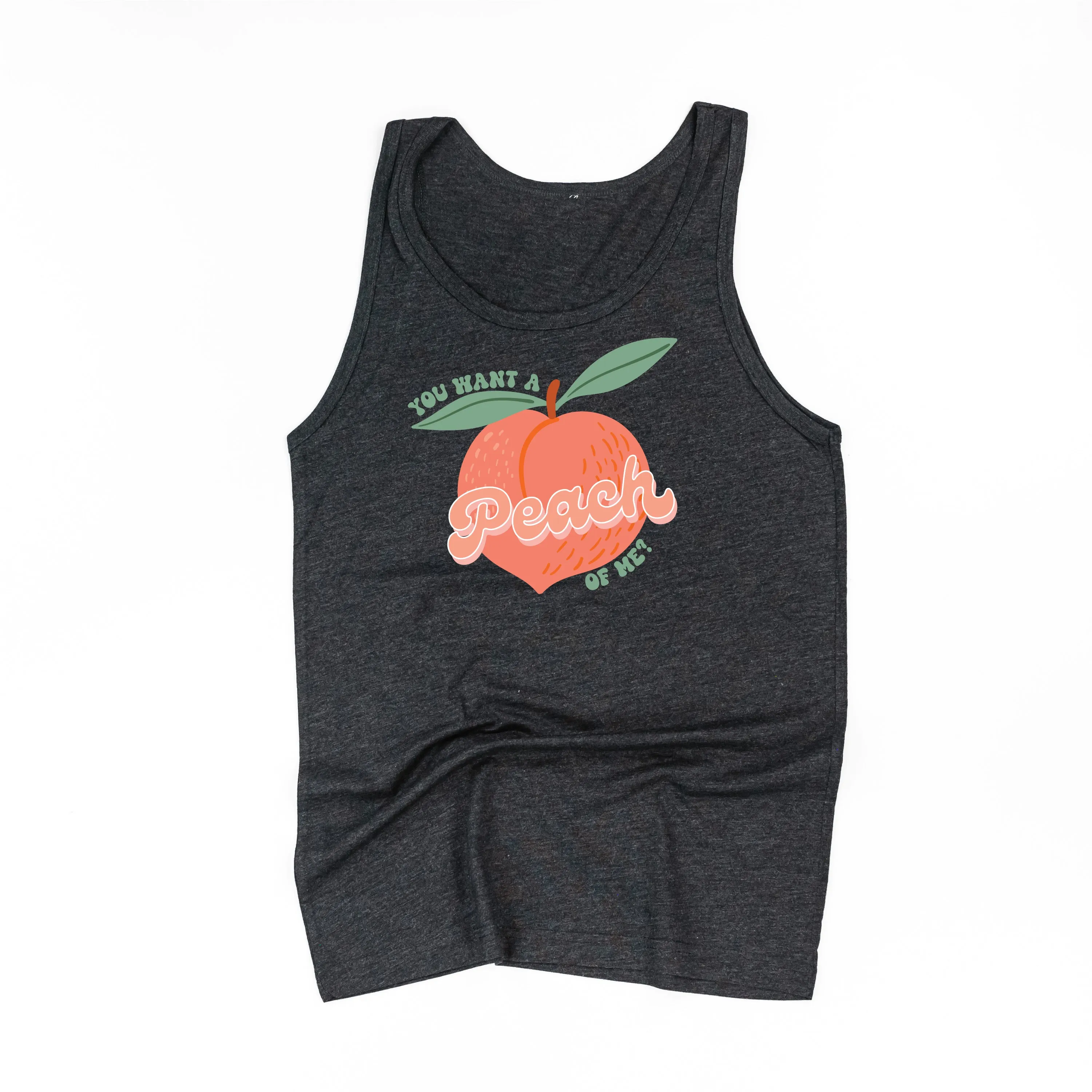 You Want a Peach of Me? - Unisex Jersey Tank