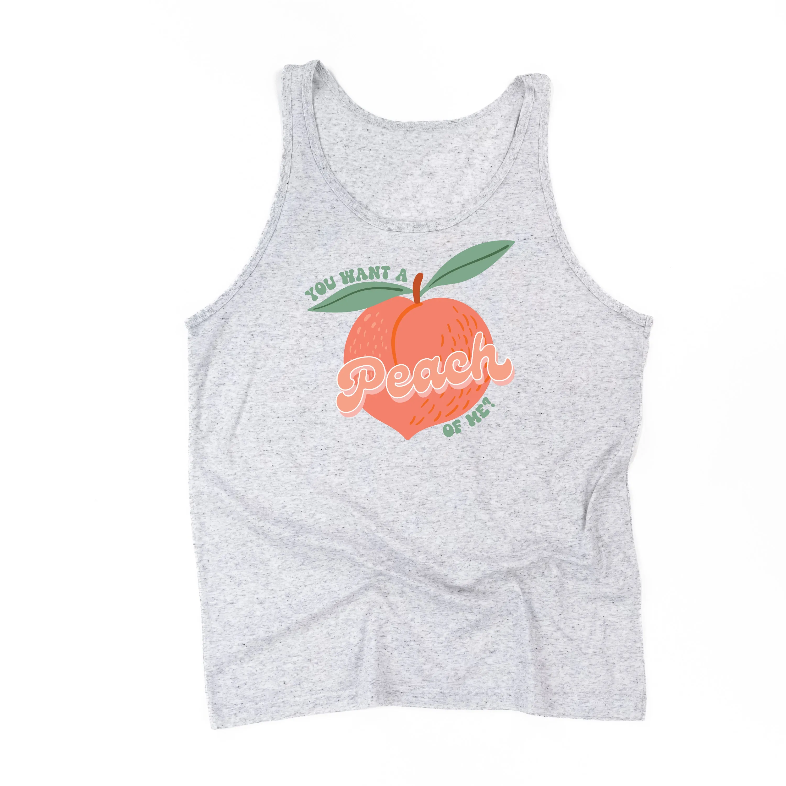 You Want a Peach of Me? - Unisex Jersey Tank